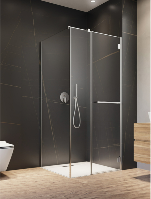 Zuhanykabin, Radaway Carena KDJ szögletes zuhanykabin 90x90 átlátszó jobbos