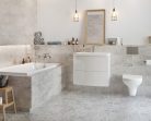 Csempe, Cersanit Concrete Style Light Grey 20X60 G1 W475-002-1