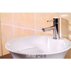   Mosdó csaptelep, Sapho RHAPSODY leeresztő nélkül króm 5502/S