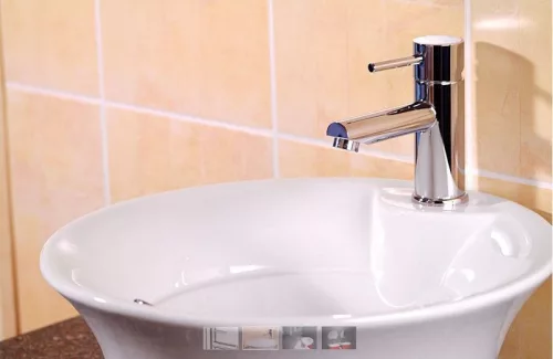 Mosdó csaptelep, Sapho RHAPSODY leeresztő nélkül króm 5502/S