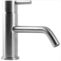   Mosdó csaptelep, MINIMAL mosdócsaptelep lefolyó nélkül, inox: MI002 Sapho