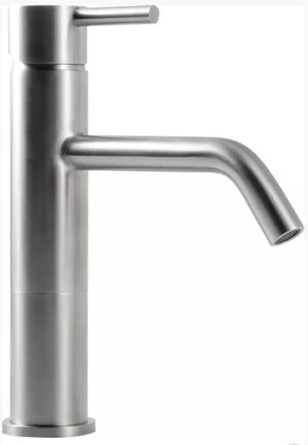 Mosdó csaptelep, Sapho MINIMAL lefolyó nélkül 338mm inox MI202