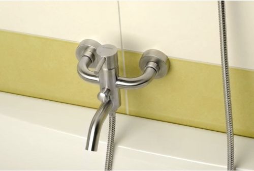 Kádtöltő csaptelep, Sapho MINIMAL zuhanyszett nélkül inox MI010