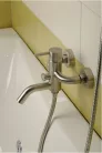 Kádtöltő csaptelep, Sapho MINIMAL zuhanyszett nélkül inox MI010
