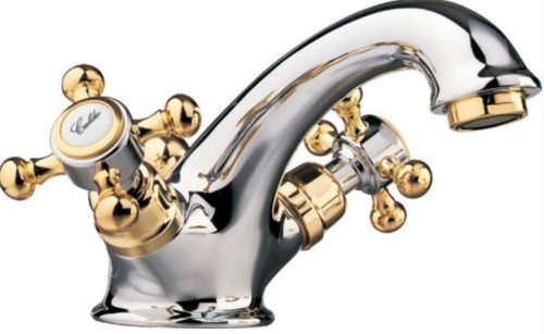 Mosdó csaptelep, Sapho REITANO ANTEA automata lefolyóval króm/arany 3172