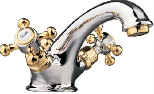 Mosdó csaptelep, Sapho REITANO ANTEA automata lefolyóval króm/arany 3172