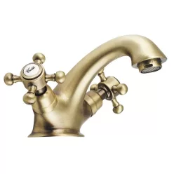   Mosdó csaptelep, Sapho REITANO ANTEA automata lefolyóval bronz 3176