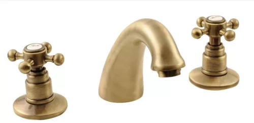 Mosdó csaptelep, Sapho REITANO ANTEA 3részes automata lefolyóval bronz 3026
