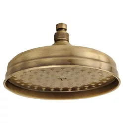   Trópusi zuhany, fejzuhany, Retro kör, 20cm, bronz : SOF2006 Sapho