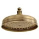 Trópusi zuhany, fejzuhany, Retro kör, 20cm, bronz : SOF2006 Sapho
