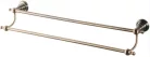 Törölközőtartó, DIAMOND dupla törölközőtartó 60,5 cm, bronz: 1318-11 Sapho