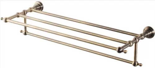 Törölközőtartó, DIAMOND törölközőtartó polc 60,5cm, bronz: 1318-14 Sapho