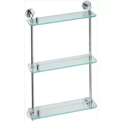   Polc, Sapho BEMETA OMEGA ECONOMY tripla üveg 36,5x62cm króm 104202132