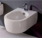 Bidé, KERASAN FLO Bidé fali, 1 furattal 36,5x20x50 cm: 312501 Sapho