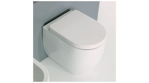 WC, KERASAN FLO WC alsó/hátsó kifolyású 36x42x51,5 cm: 311601 Sapho
