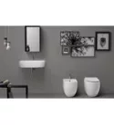 WC, KERASAN FLO WC alsó/hátsó kifolyású 36x42x51,5 cm: 311601 Sapho
