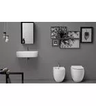 WC, KERASAN FLO WC alsó/hátsó kifolyású 36x42x51,5 cm: 311601 Sapho