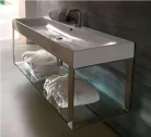 Mosdó, KERASAN CENTO kerámiamosdó, 120x45 cm : 353401 Sapho