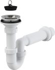 Alcaplast, A464-DN50  Zuhanylefolyó bűzelzáróval bűzzár 50mm átmérő 80mm