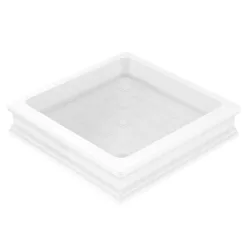   Zuhanytálca, KERASAN RETRO zuhanytálca szögletes 90x90x20cm: 133801 Sapho