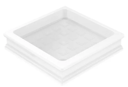 Zuhanytálca, KERASAN RETRO zuhanytálca szögletes 90x90x20cm: 133801 Sapho