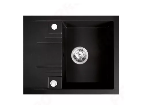 Mosogatótálca, Ferro Mezzo ll mosogató,gránit cseptálcás grafit 48/58 DRGM48/58BA