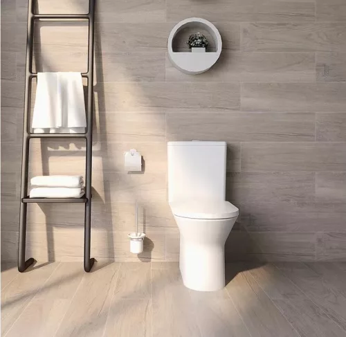 WC, Arezzo design Vermont perem nélküli, kombi wc, alsó/hátsó kifolyású AR-602R