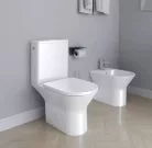 WC, Arezzo design Vermont perem nélküli, kombi wc, alsó/hátsó kifolyású AR-602R