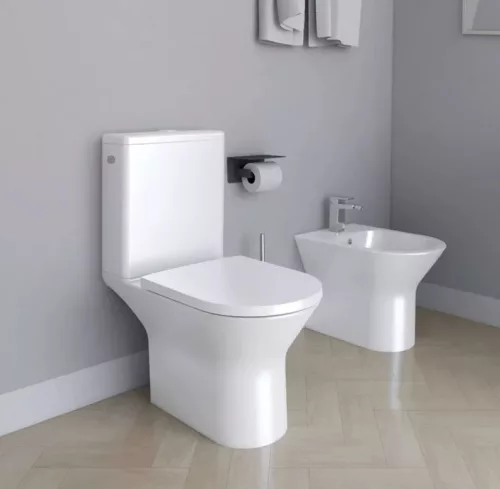 WC, Arezzo design Vermont perem nélküli, kombi wc, alsó/hátsó kifolyású AR-602R
