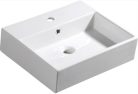 Mosdó, ISVEA PURITY Pultra szerelhető mosdó 50x13x42 cm: 10PL50050 Sapho