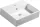 Mosdó, ISVEA PURITY Pultra szerelhető mosdó 50x13x42 cm: 10PL50050 Sapho