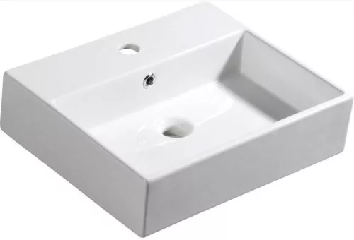 Mosdó, ISVEA PURITY Pultra szerelhető mosdó 50x13x42 cm: 10PL50050 Sapho