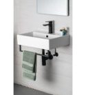 Mosdó, ISVEA PURITY Pultra szerelhető mosdó 50x13x42 cm: 10PL50050 Sapho