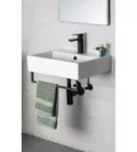 Mosdó, ISVEA PURITY Pultra szerelhető mosdó 50x13x42 cm: 10PL50050 Sapho