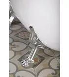 Kád, POLYSAN CHARLESTON kád 188x80, króm lábbal: 38122 Sapho