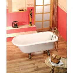   Kád, POLYSAN VICTORIA kád 170x75 cm, króm lábbal: 68122 Sapho