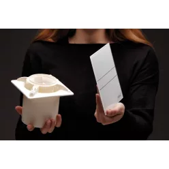   Ventilátor, CATA E-100 GT 8W időzítővel 10cm utószellőztető fehér 00900100
