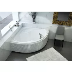   Hidromasszázs kád, M-Acryl Samanta  150x150 Wellness 22 fúvókás elektronikus