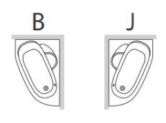 Kád, M-Acryl Daria 140x95 Balos