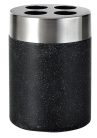 Fogkefetartó, RIDDER STONE fogkefetartó, black 22010210 Sapho