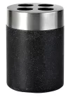 Fogkefetartó, RIDDER STONE fogkefetartó, black 22010210 Sapho