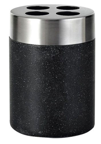 Fogkefetartó, RIDDER STONE fogkefetartó, black 22010210 Sapho