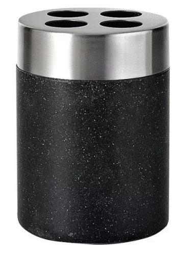 Fogkefetartó, RIDDER STONE fogkefetartó, black 22010210 Sapho