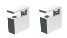 Polc, Sapho edzett üveg polc 800x100x8 mm 22484