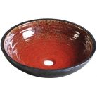 Mosdó, ATTILA kerámiamosdó 44x14 cm, paradicsomvörös/kerozin: DK007 Sapho