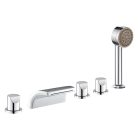 Kádperemre szerelhető csaptelep, Wellis Retro kád szett WK00117