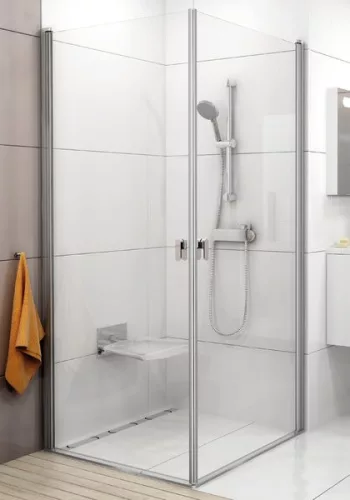 Zuhanykabin, Ravak Chrome Zuhanykabin CRV1-80 fehér+Transparent 1QV40101Z1