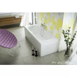   Hidromasszázs kád, M-Acryl Klara  180x80, Wellness 22 fúvókás elektronikus