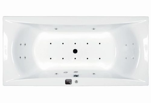 Hidromasszázs kád, M-Acryl Amanda  160x75, Wellness 22 fúvókás elektronikus
