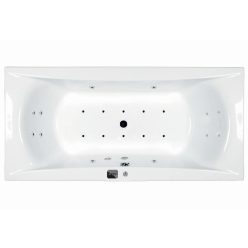   Hidromasszázs kád, M-Acryl Amanda  160x75, Wellness Premium 24 fúvókás elektronikus